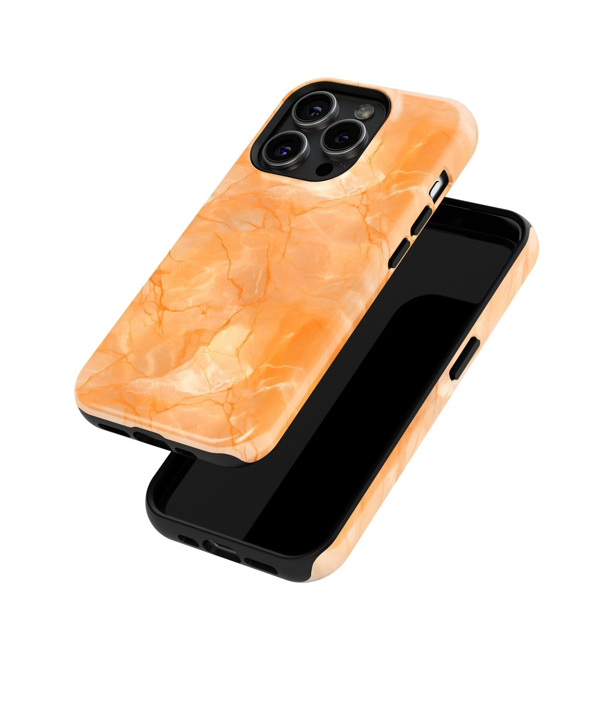 Marble Hues and Mysteries - iPhone Case