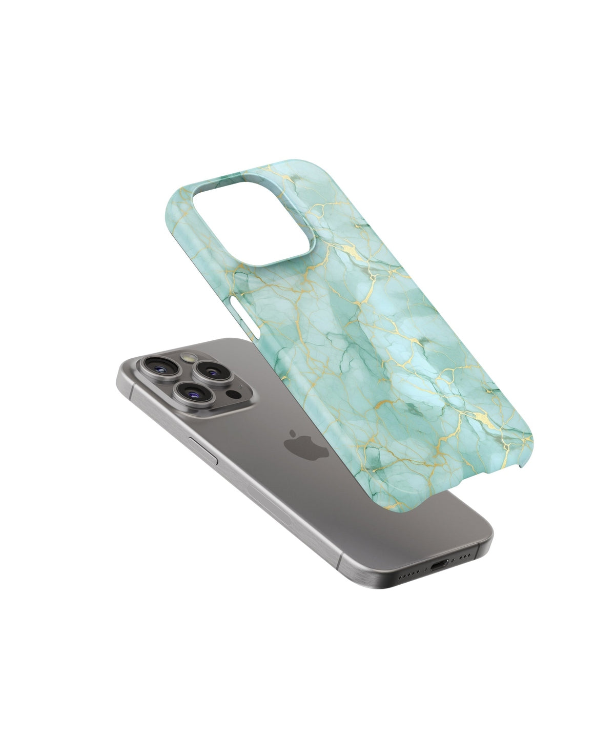 Marble Mirage: Illusions in Stone - iPhone Case Slim Case