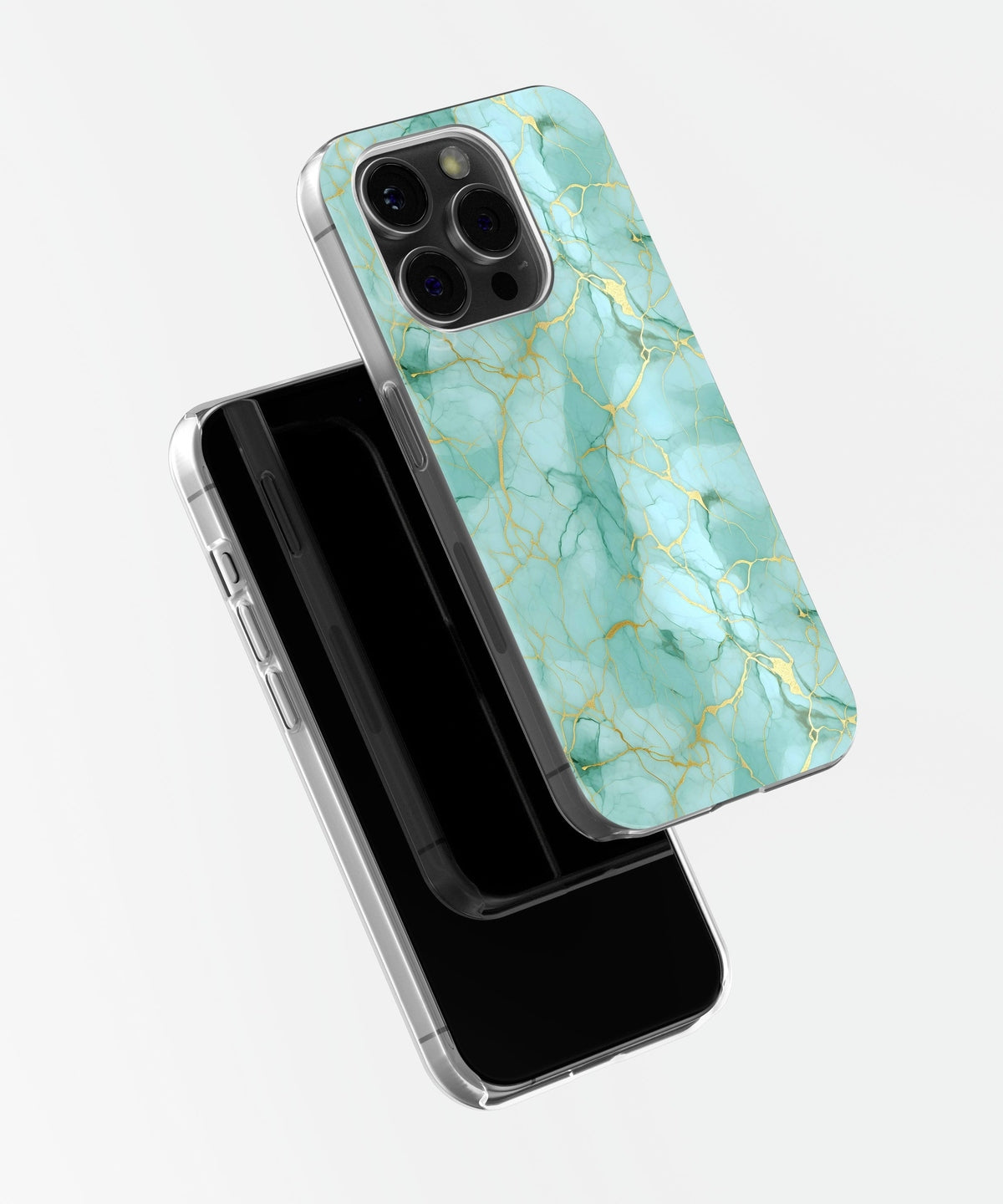 Marble Mirage: Illusions in Stone - iPhone Case Soft Case