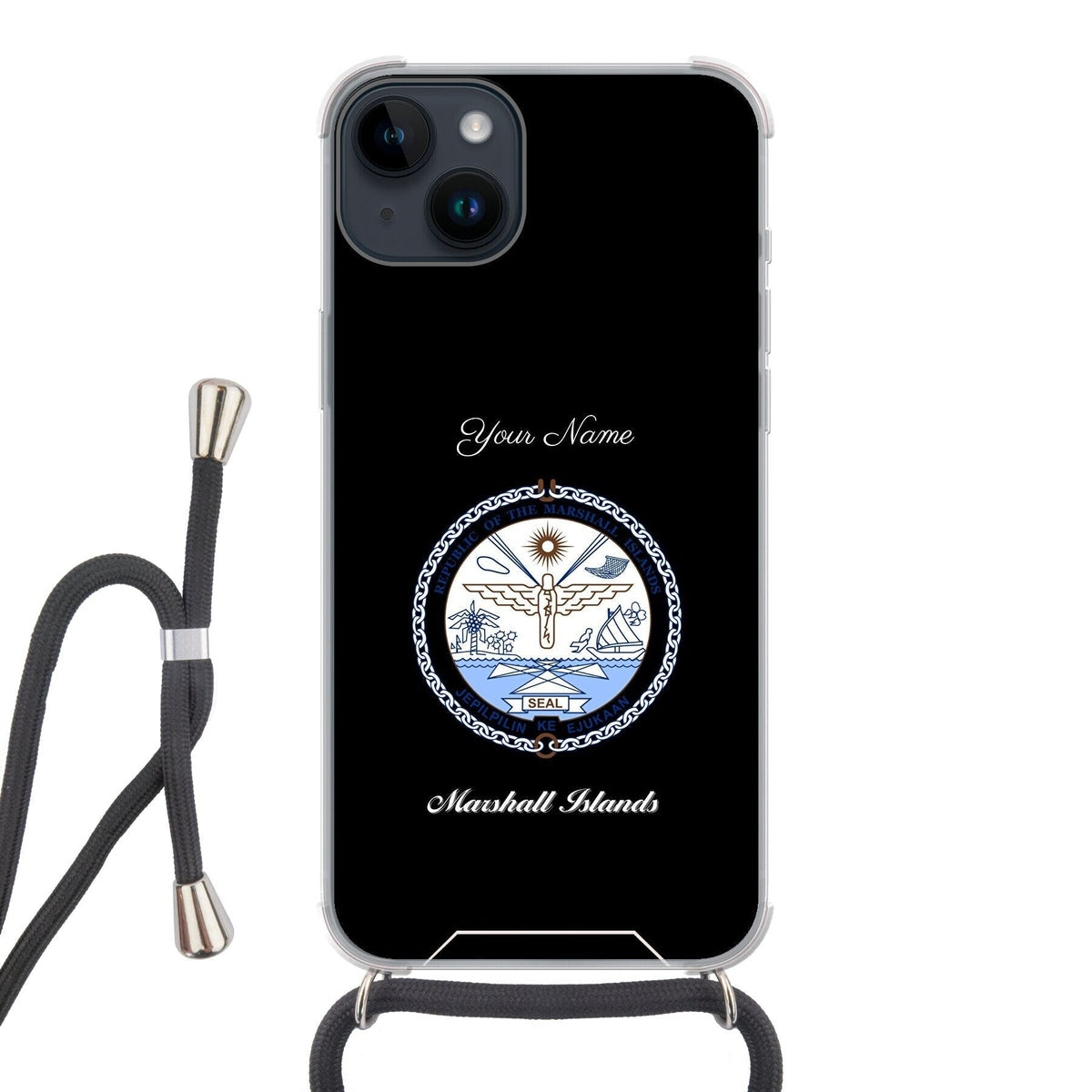 Marshall Islands National Emblem Crossbody Case