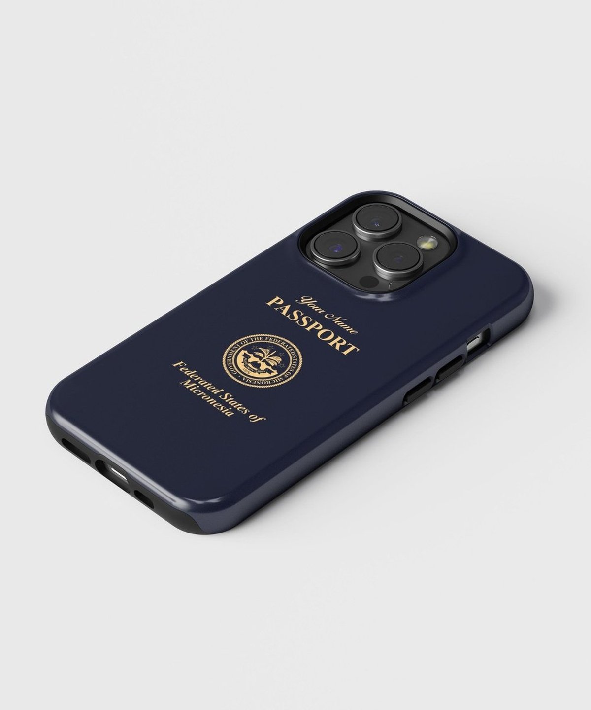 Micronesia Passport - iPhone Case