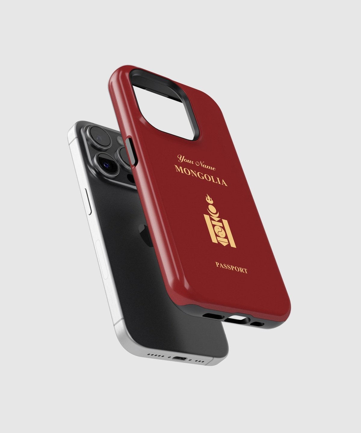 Mongolia Passport - iPhone Case