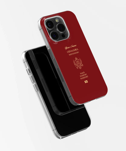 Montenegro Passport - iPhone Case Soft Case