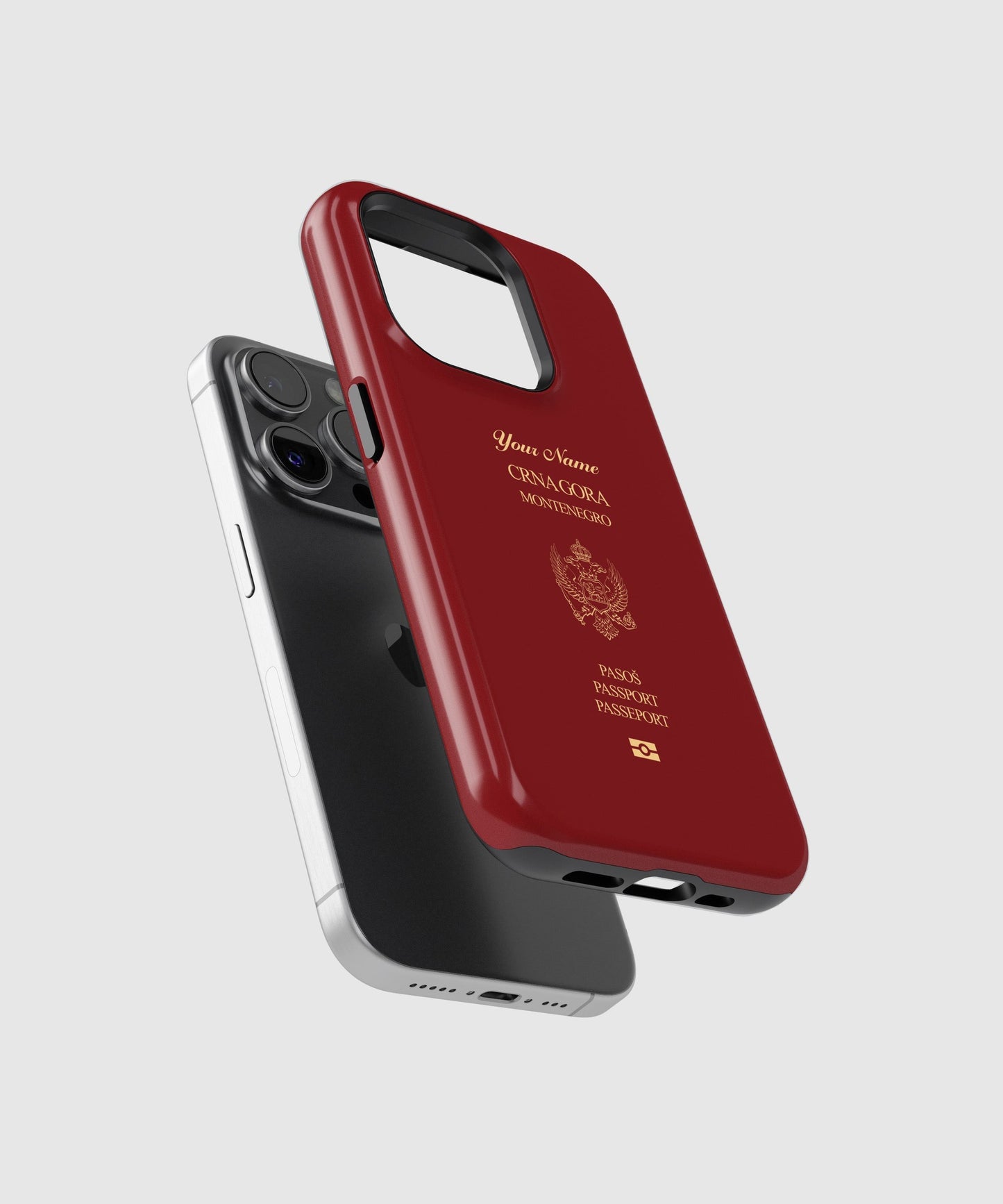 Montenegro Passport - iPhone Case