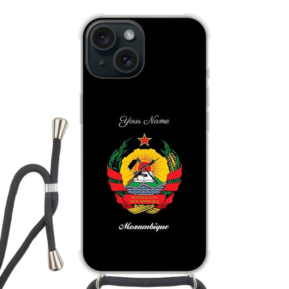 Mozambique National Emblem Crossbody Case