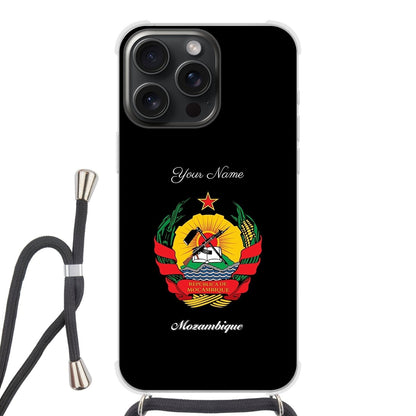 Mozambique National Emblem Crossbody Case