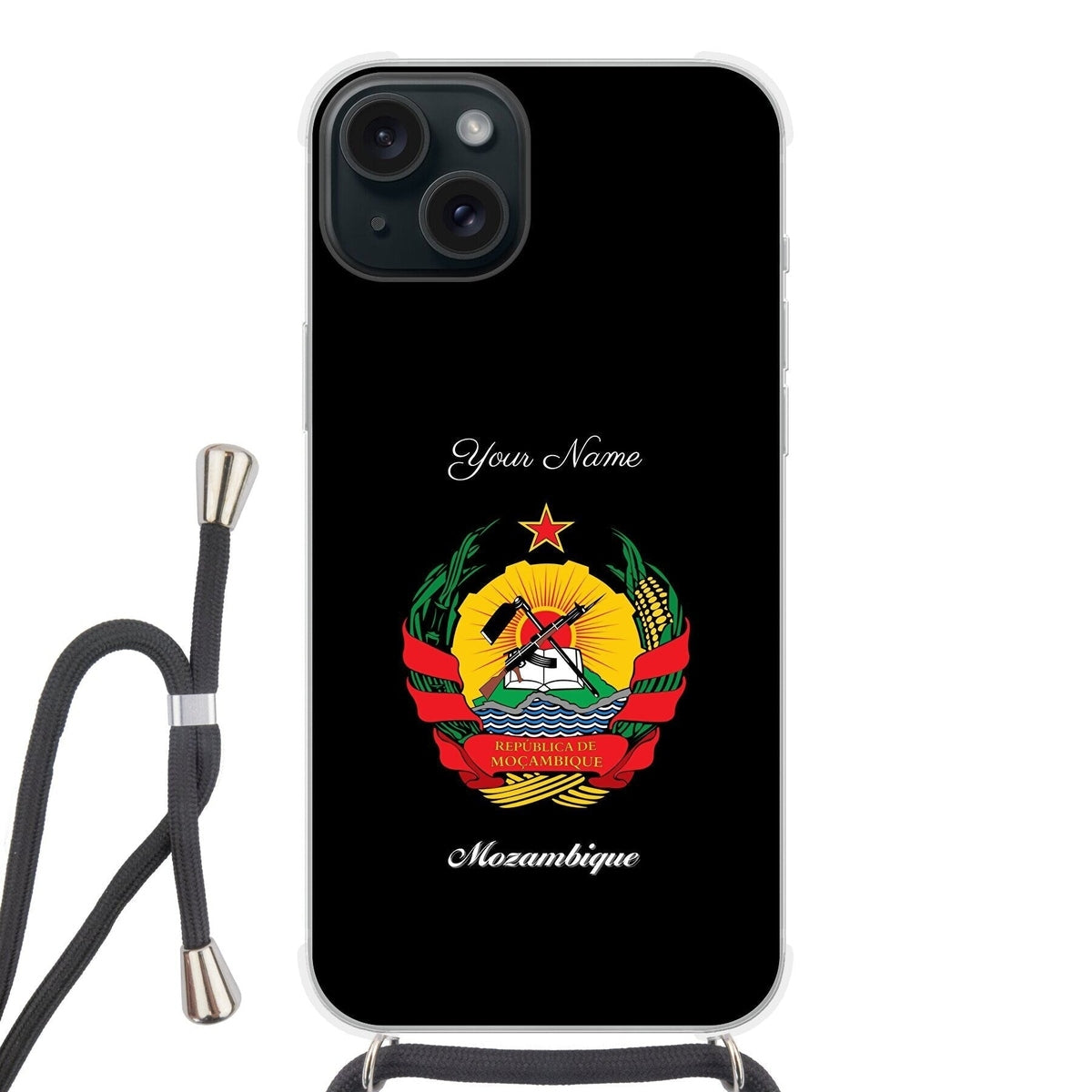 Mozambique National Emblem Crossbody Case