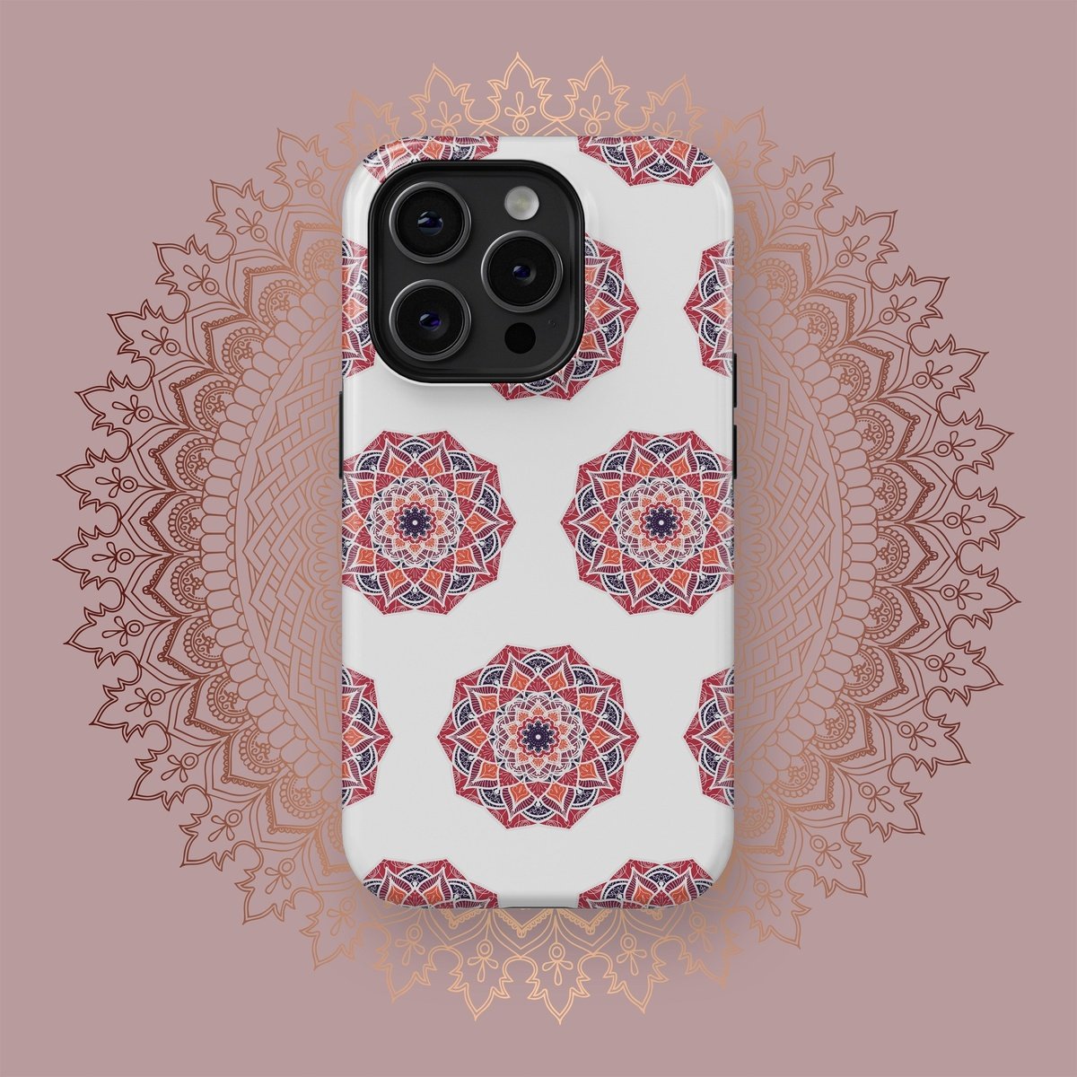 Mystic Yantra Spirals - iPhone Case