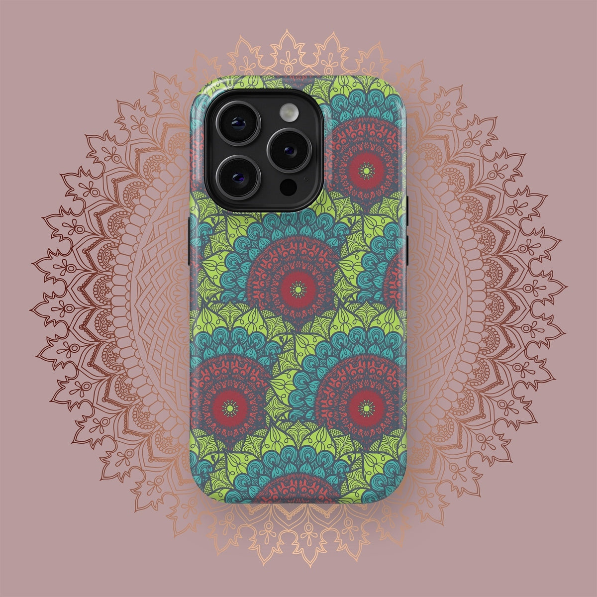 Mystical Harmony Mandala - iPhone Case