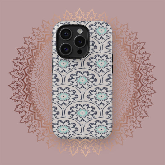 Mystical Mandalic Circles - iPhone Case