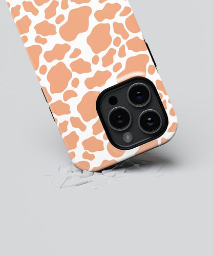 Orange White Cookie Cream Wave - iPhone Case