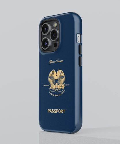 Papua New Guinea Passport - iPhone Case