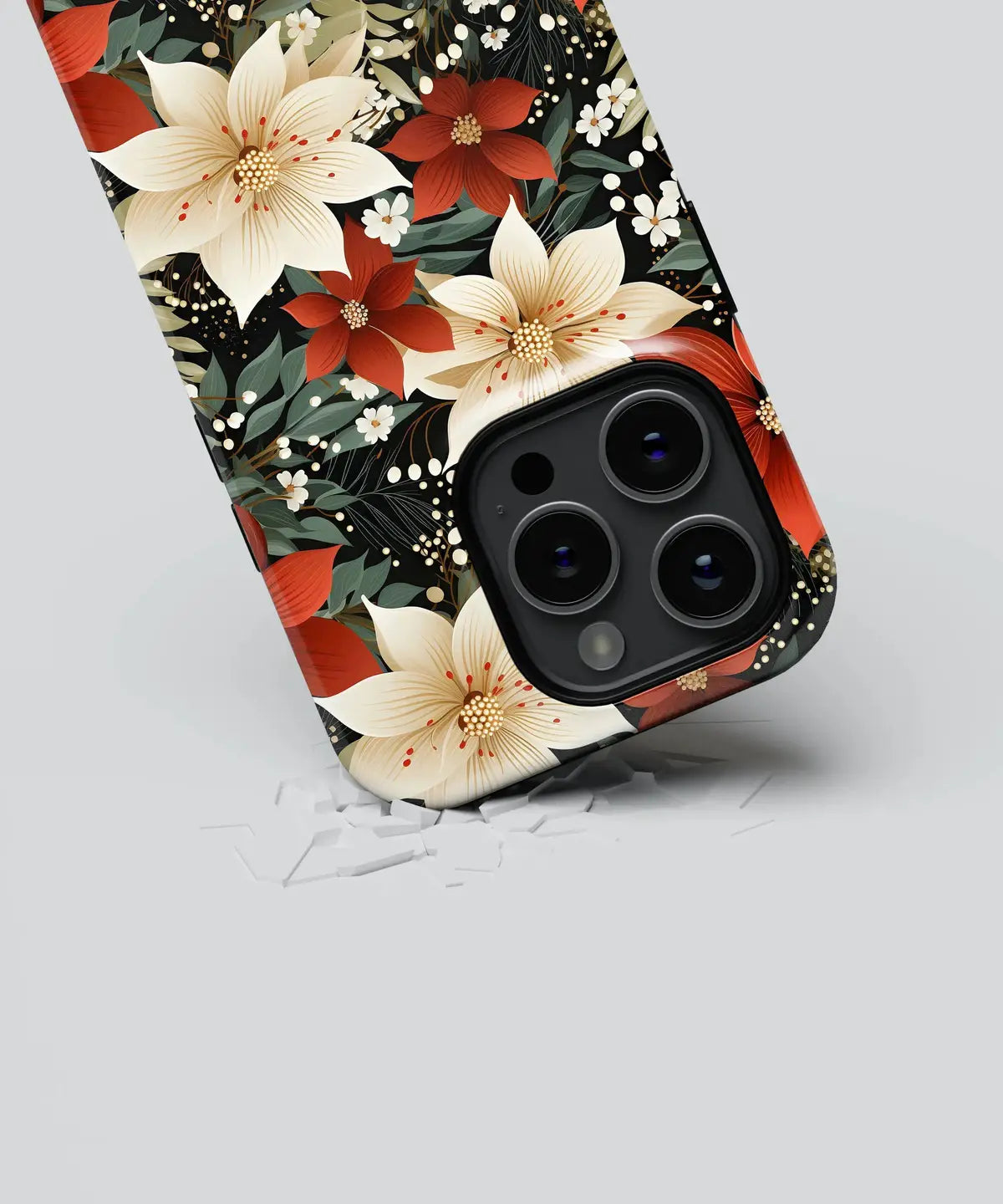 Passionate Red A Garden of Scarlet Splendor - iPhone Case-Tousphone