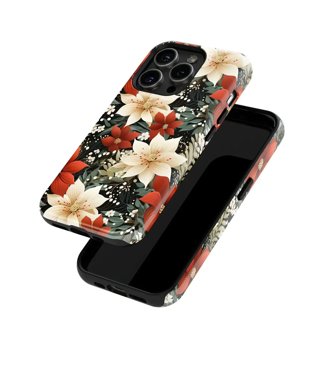 Passionate Red A Garden of Scarlet Splendor - iPhone Case-Tousphone