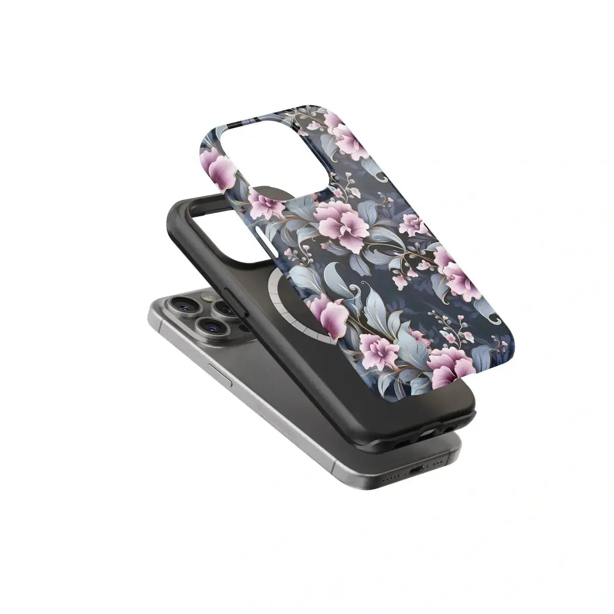 Petals in Motion The Dance of Floral Beauty - iPhone Case-Tousphone