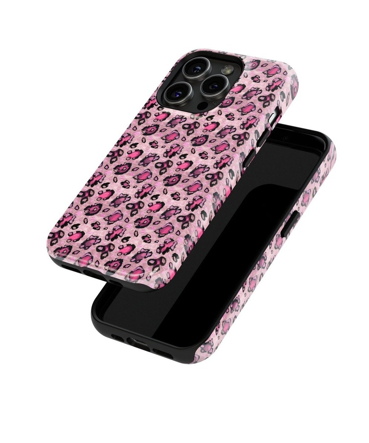 Pink Leopard Whispers - iPhone Case