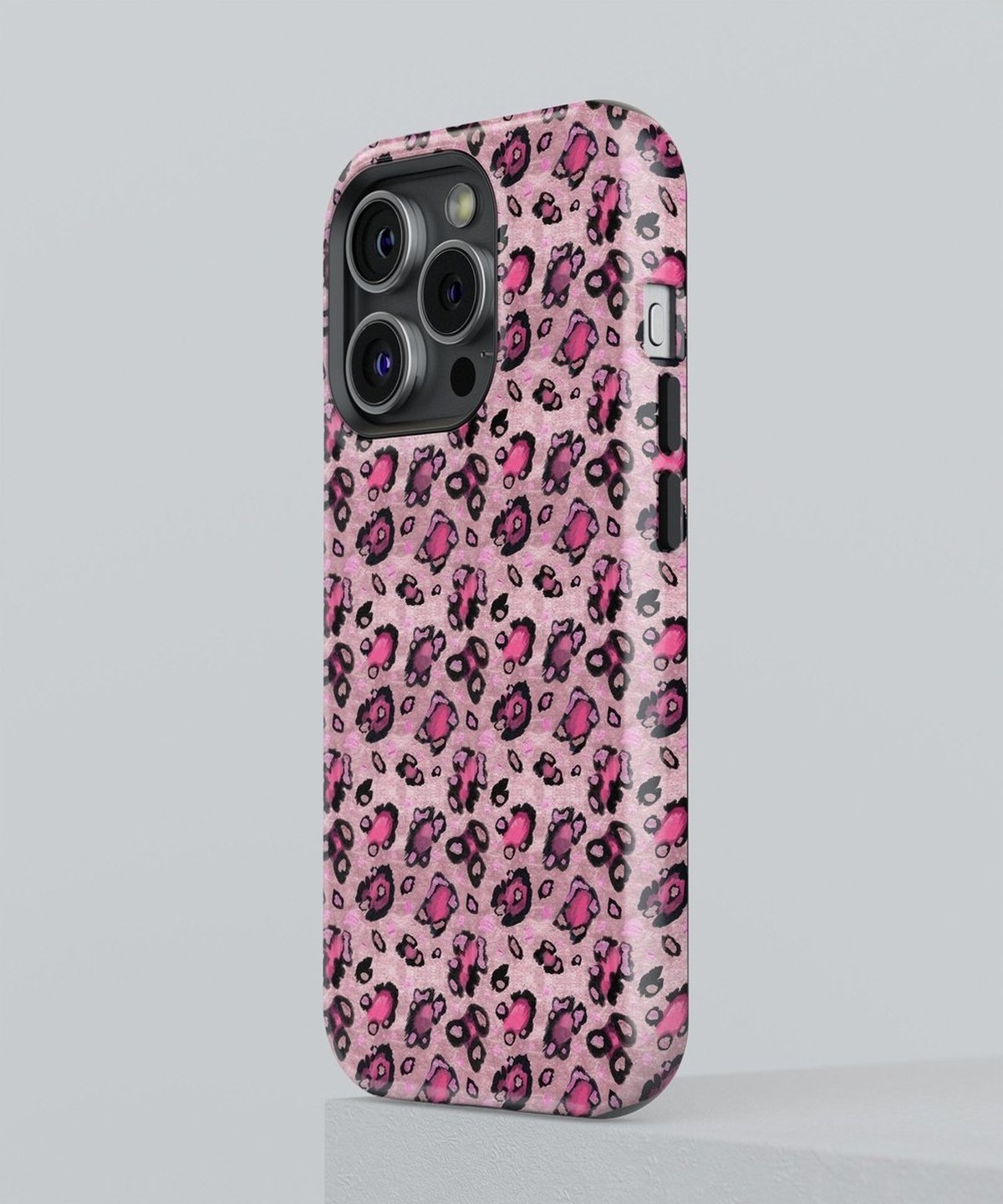 Pink Leopard Whispers - iPhone Case