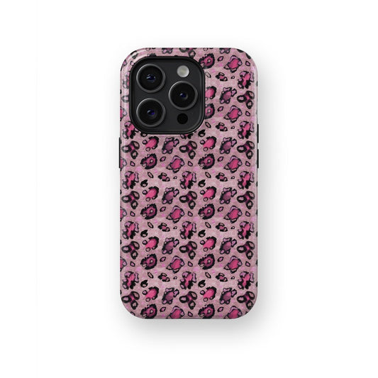 Pink Leopard Whispers - iPhone Case