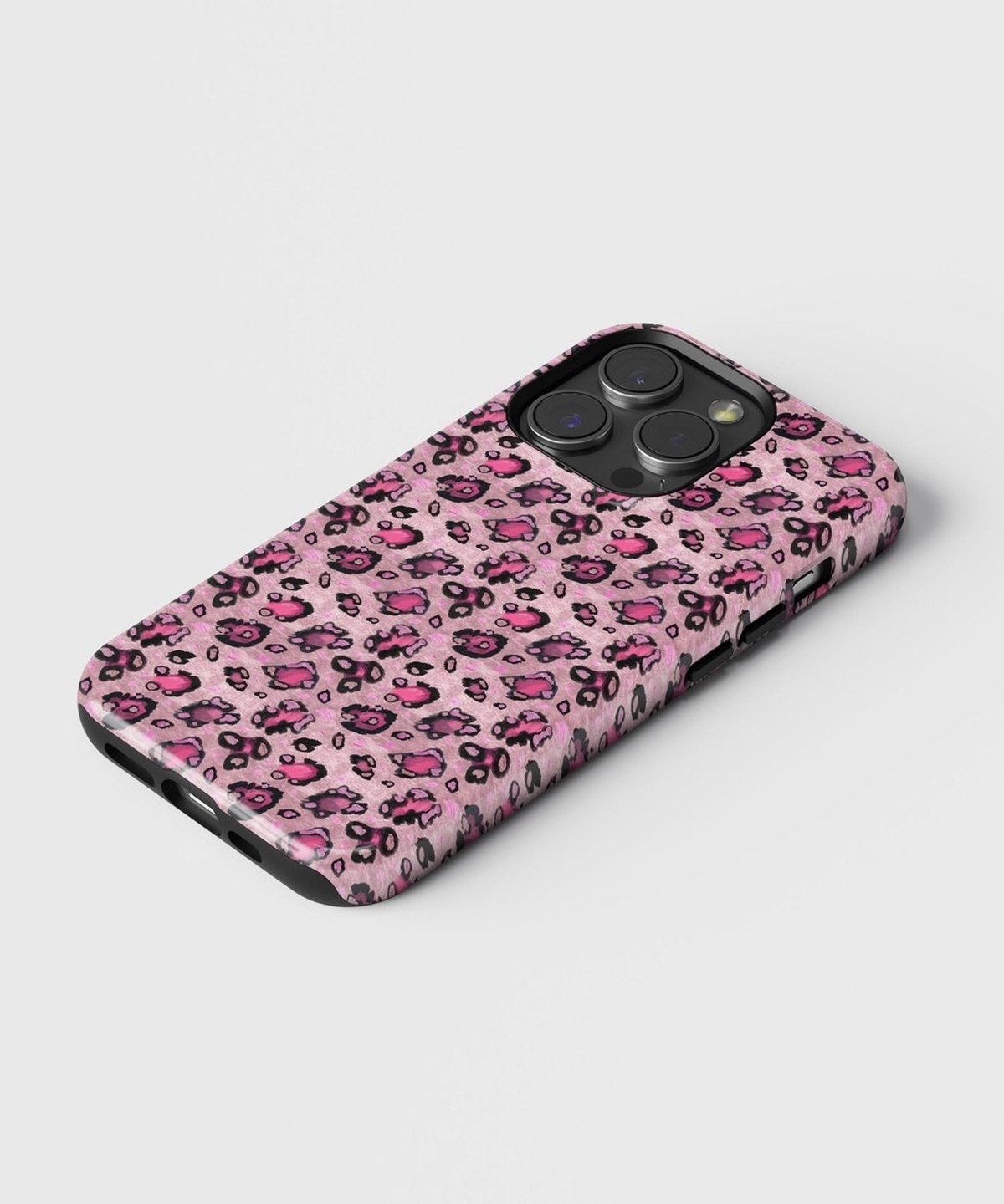 Pink Leopard Whispers - iPhone Case