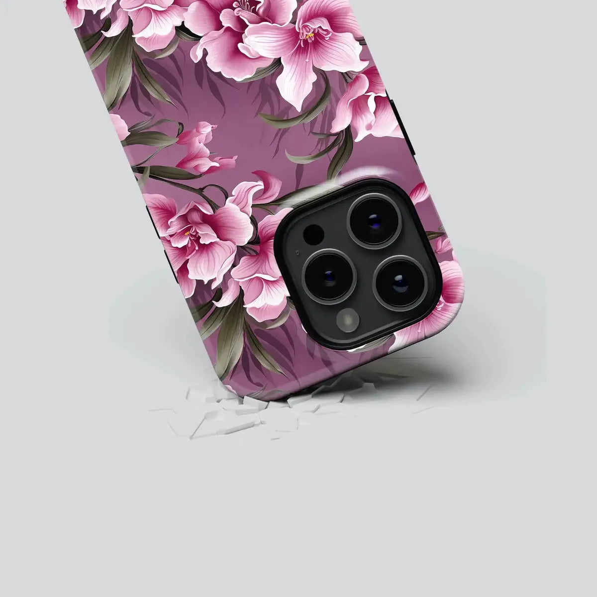 Pink Orchid Garden - iPhone Case