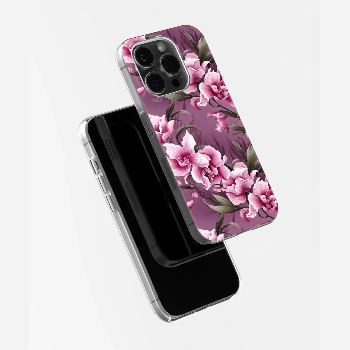 Pink Orchid Garden - iPhone Case Soft Case