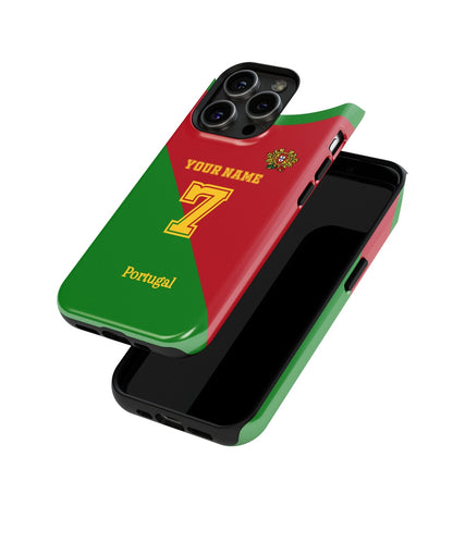 Portugal Color Football Fan - iPhone Case