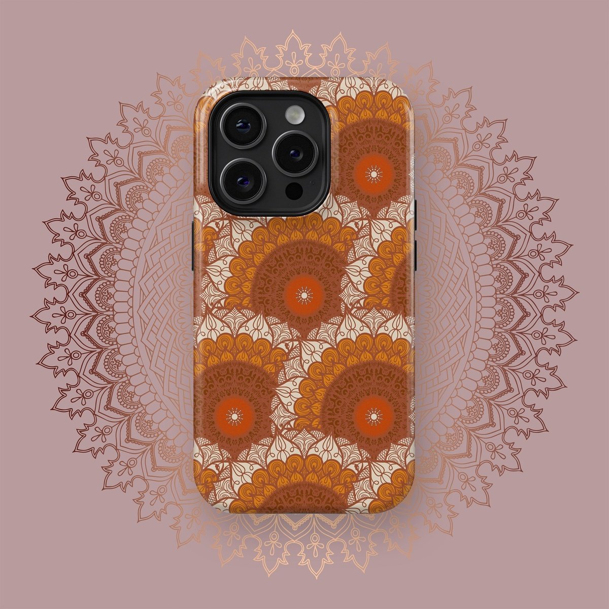 Radiant Mandala Symphony - iPhone Case