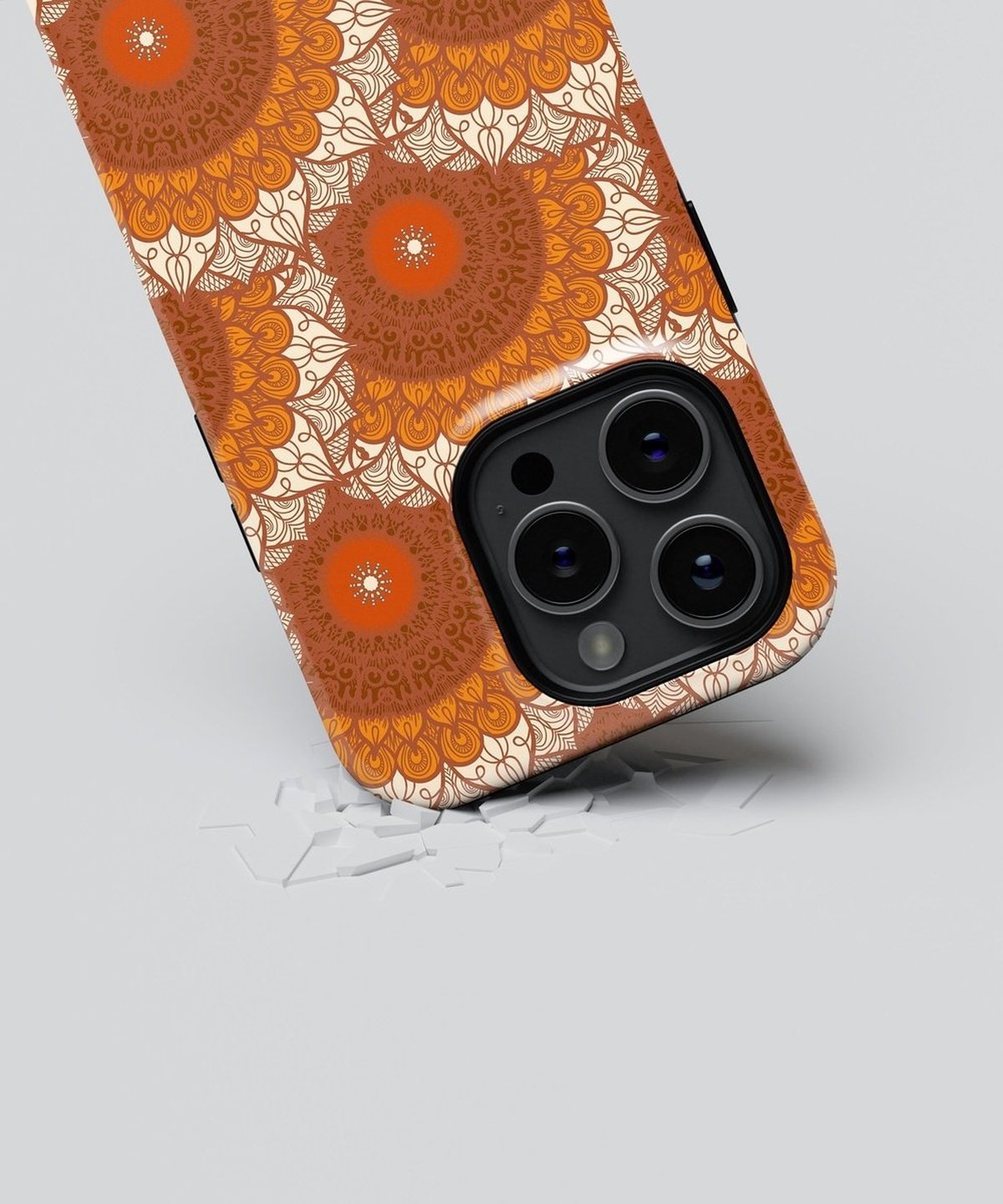 Radiant Mandala Symphony - iPhone Case