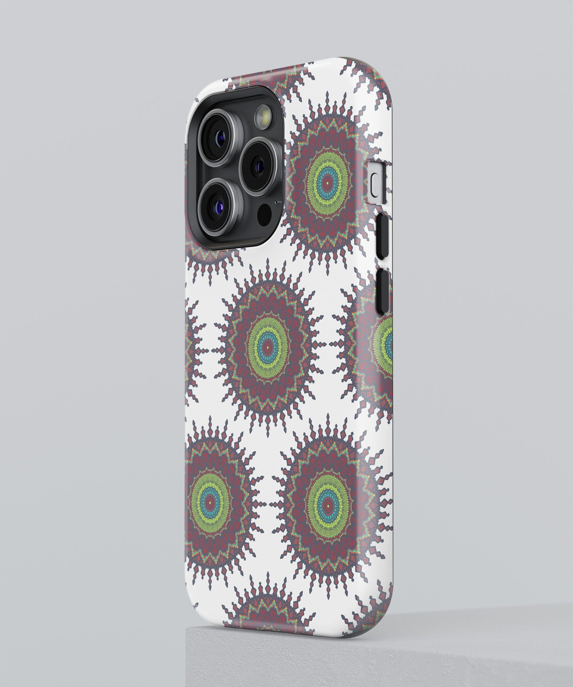 Radiant Mandalic Circles - iPhone Case