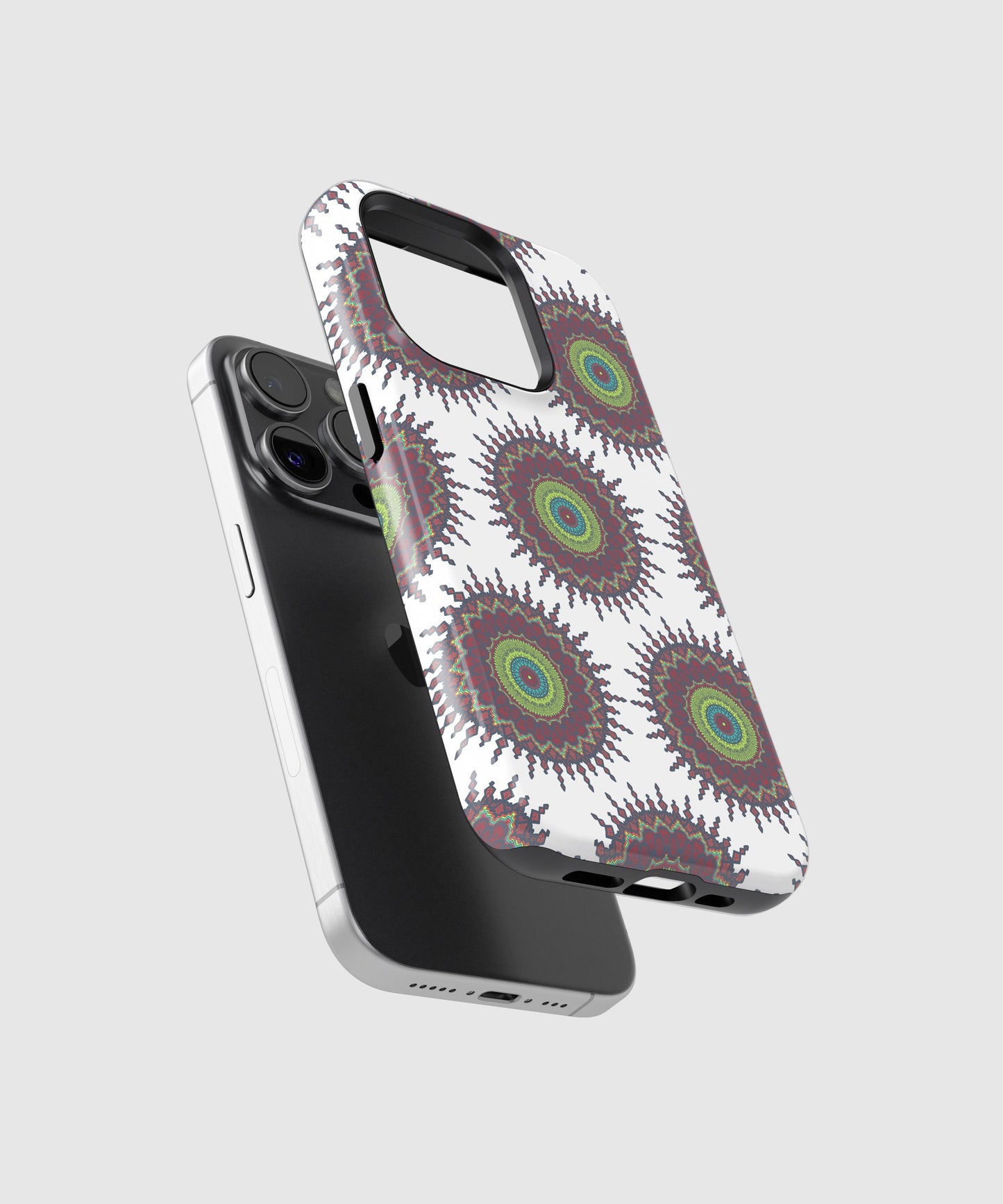 Radiant Mandalic Circles - iPhone Case