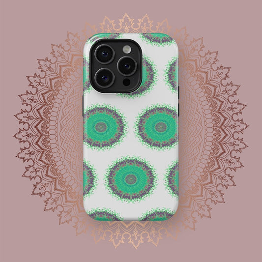 Radiant Mandalic Melodies - iPhone Case