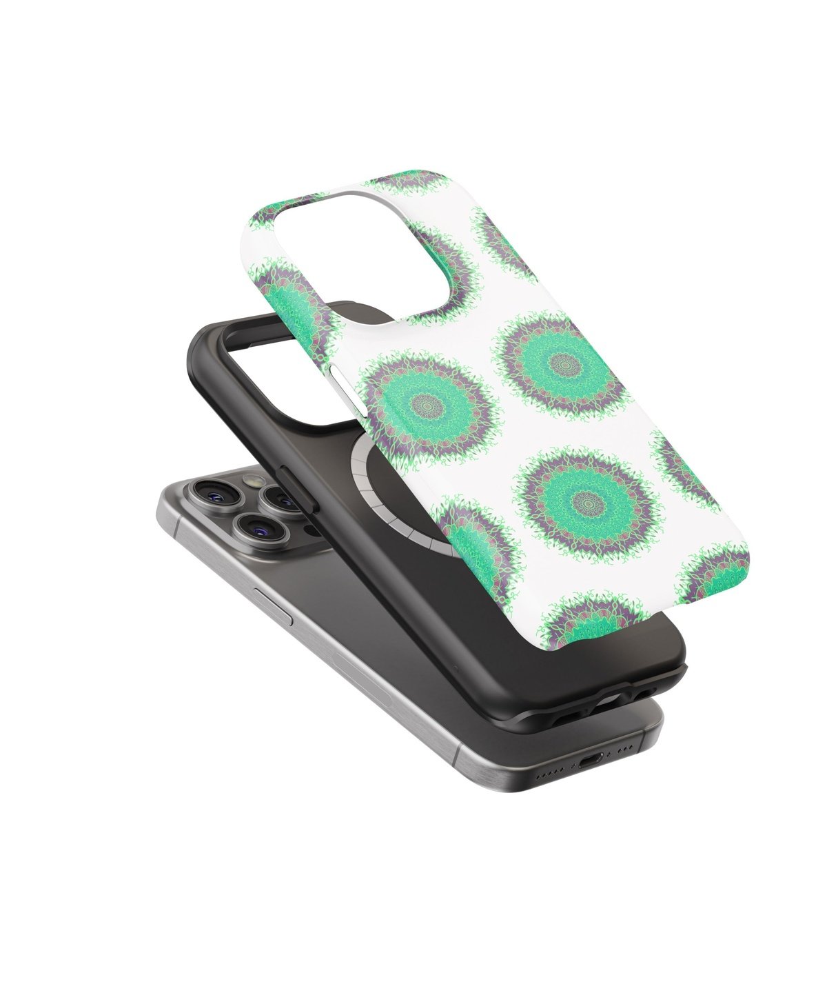 Radiant Mandalic Melodies - iPhone Case