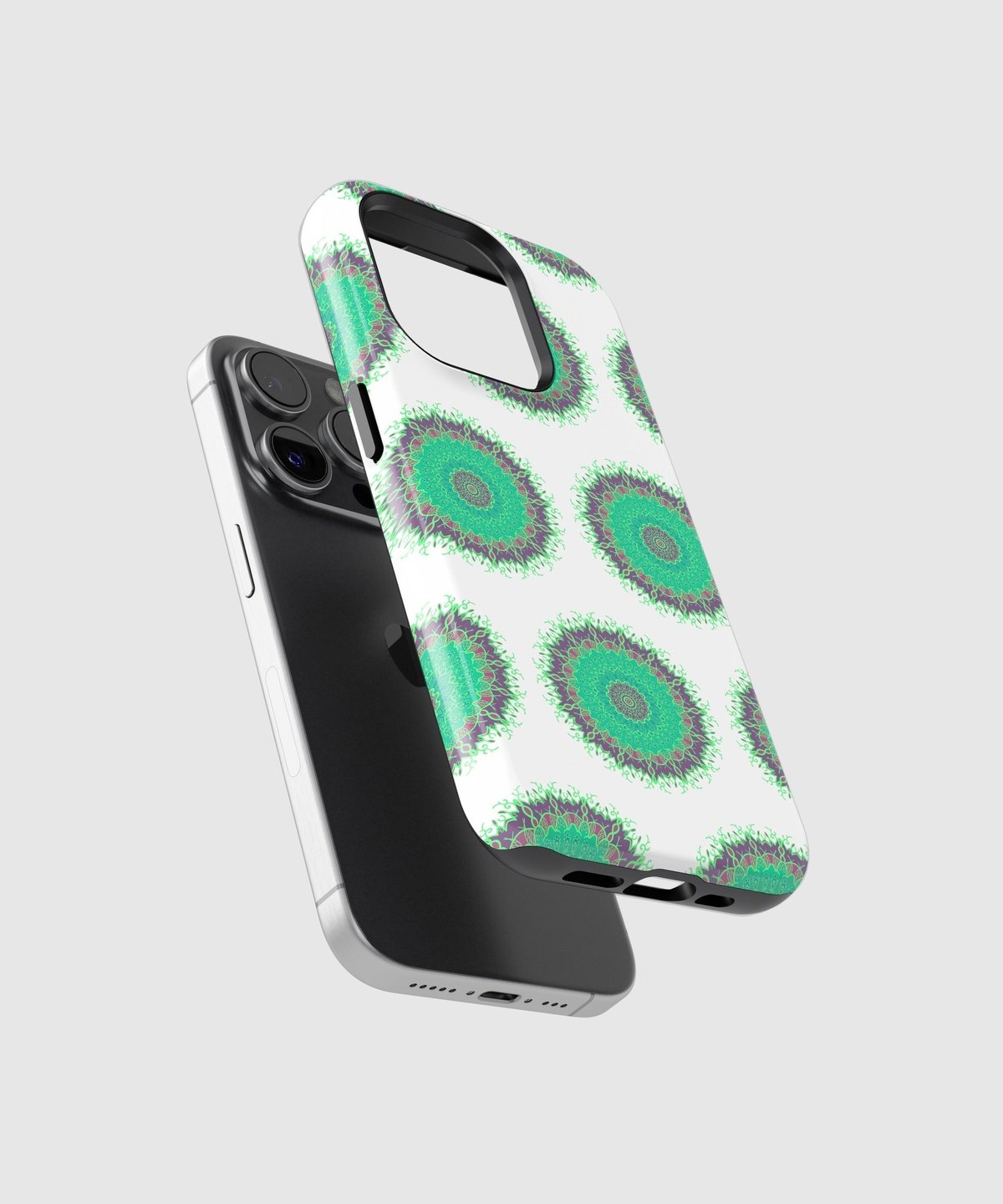 Radiant Mandalic Melodies - iPhone Case