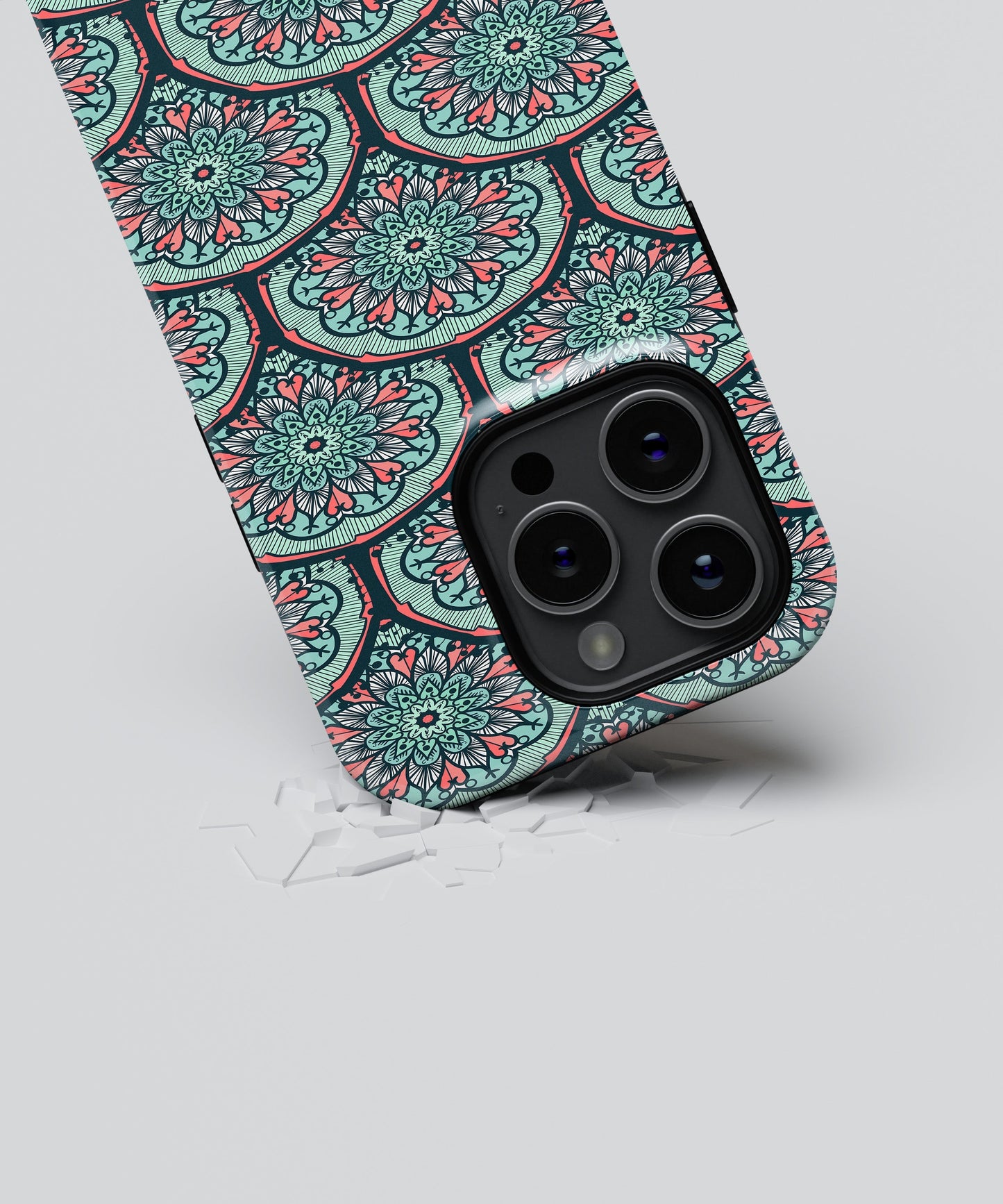 Radiant Mandalic Patterns - iPhone Case