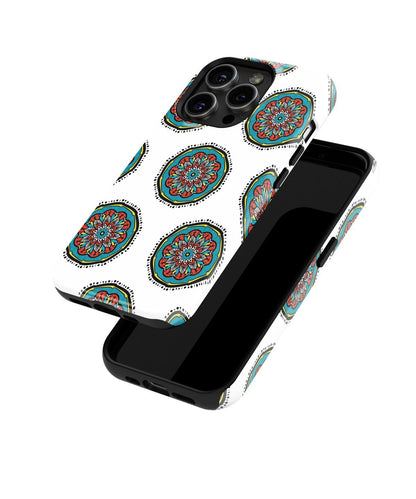 Radiant Mandalic Whirls - iPhone Case