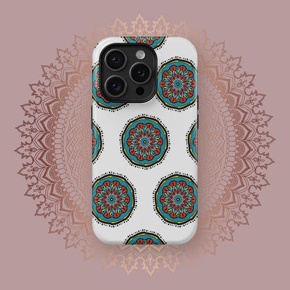 Radiant Mandalic Whirls - iPhone Case