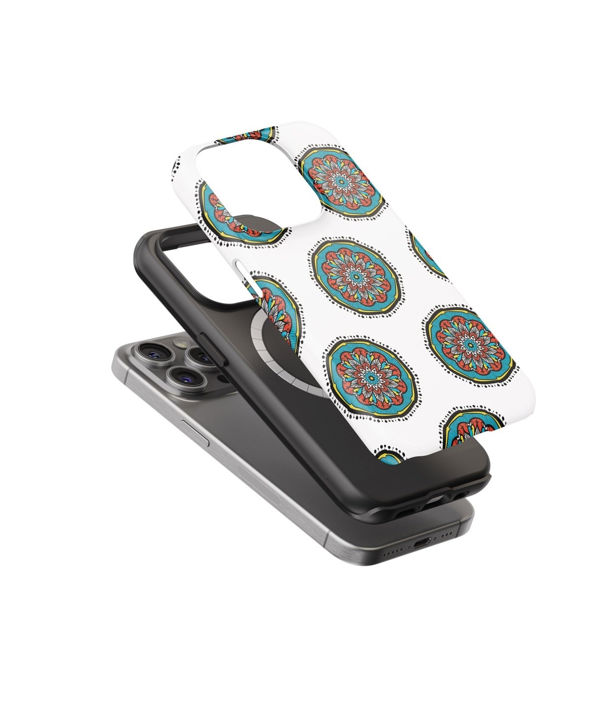 Radiant Mandalic Whirls - iPhone Case