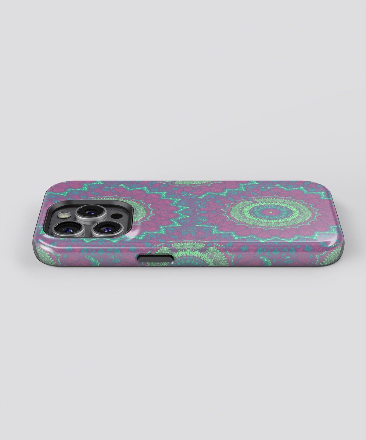 Radiant Yantra Circles - iPhone Case