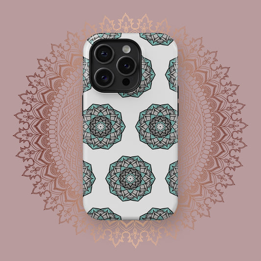 Radiant Yantra Patterns - iPhone Case