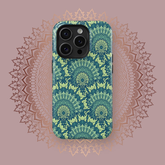 Radiant Yantra Whirlpools - iPhone Case