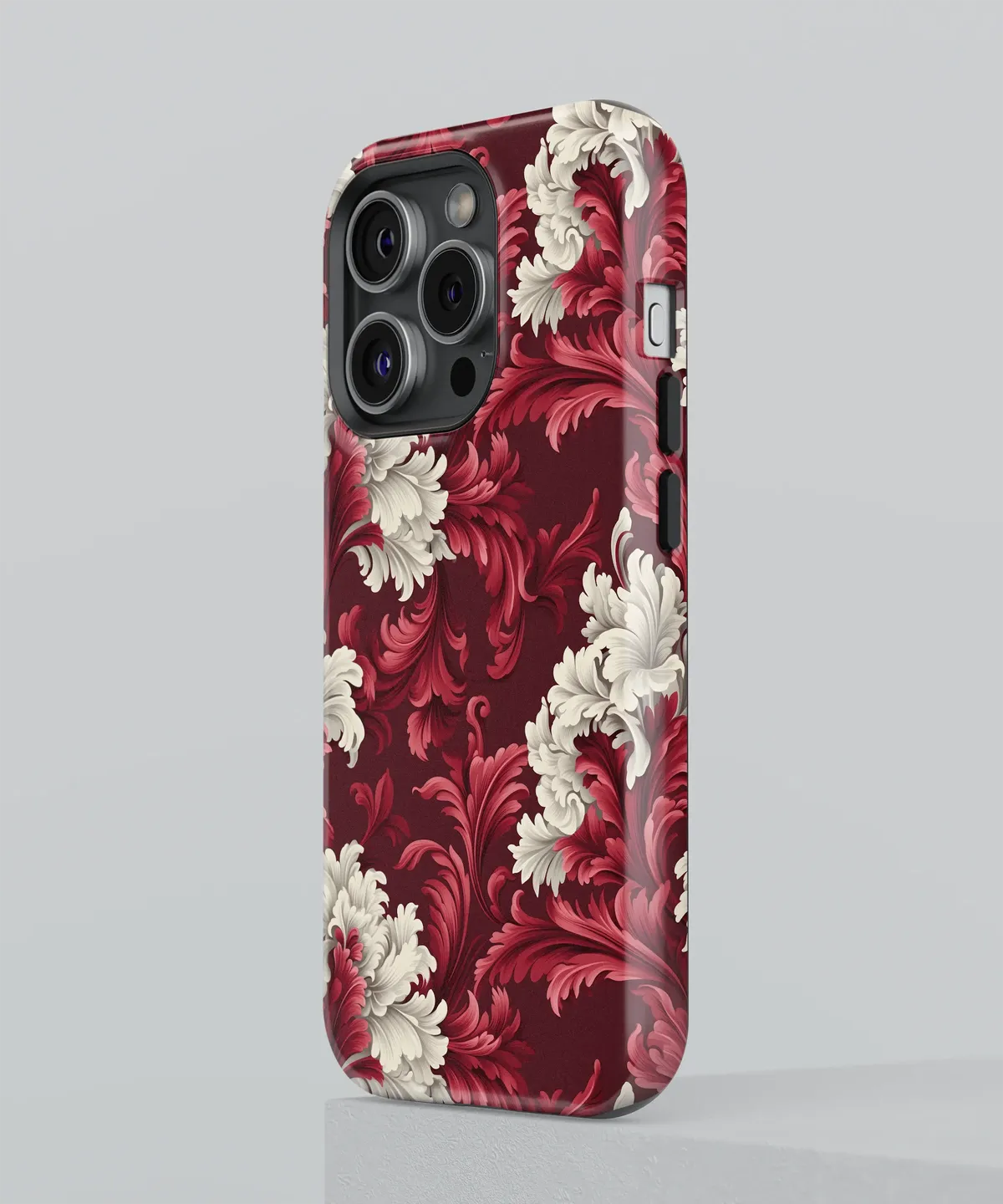 Red Radiance The Elegance of Scarlet Blossoms - iPhone Case-Tousphone