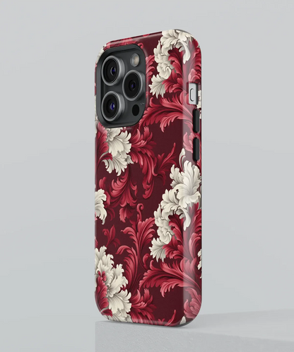 Red Radiance The Elegance of Scarlet Blossoms - iPhone Case-Tousphone