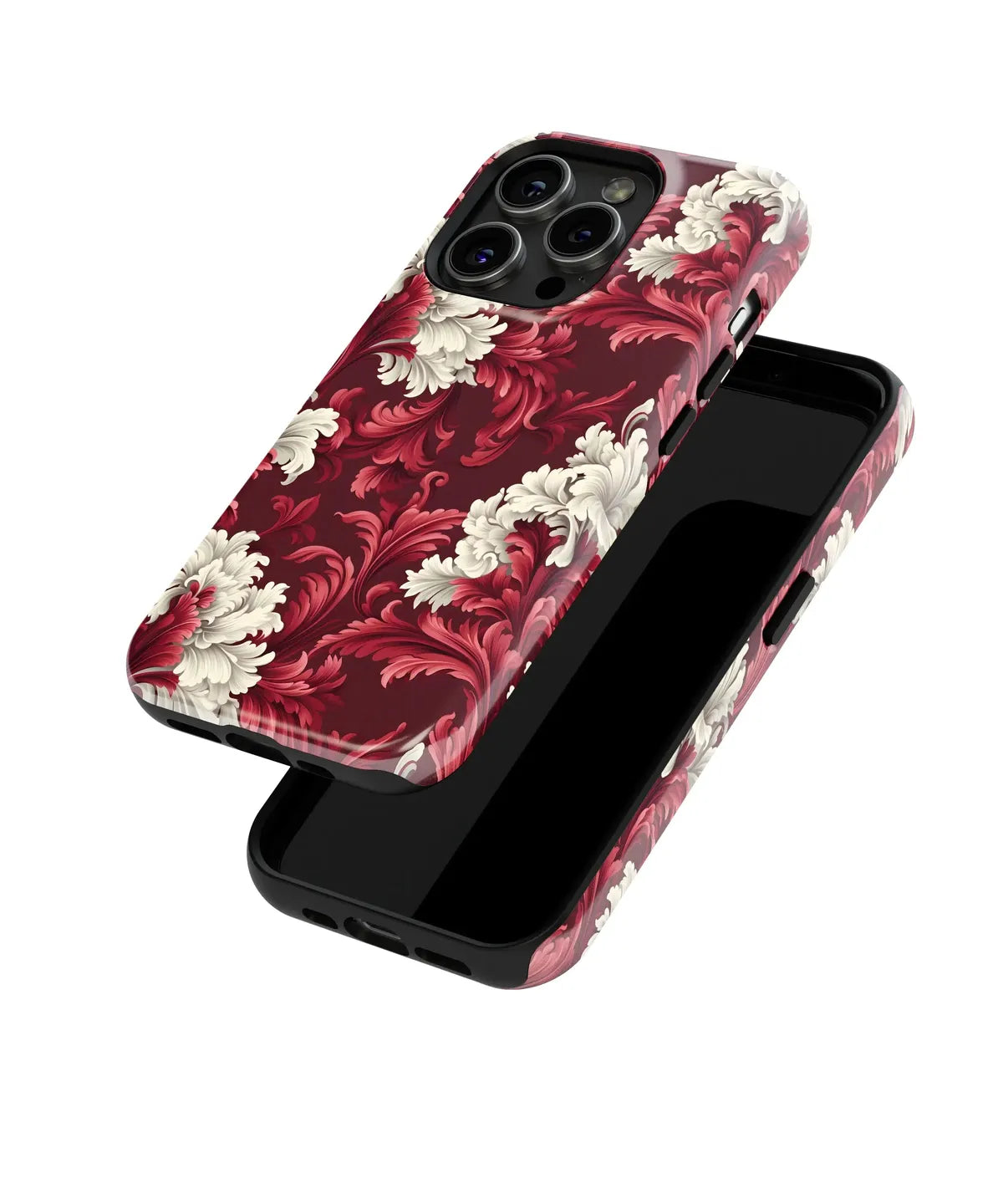 Red Radiance The Elegance of Scarlet Blossoms - iPhone Case-Tousphone