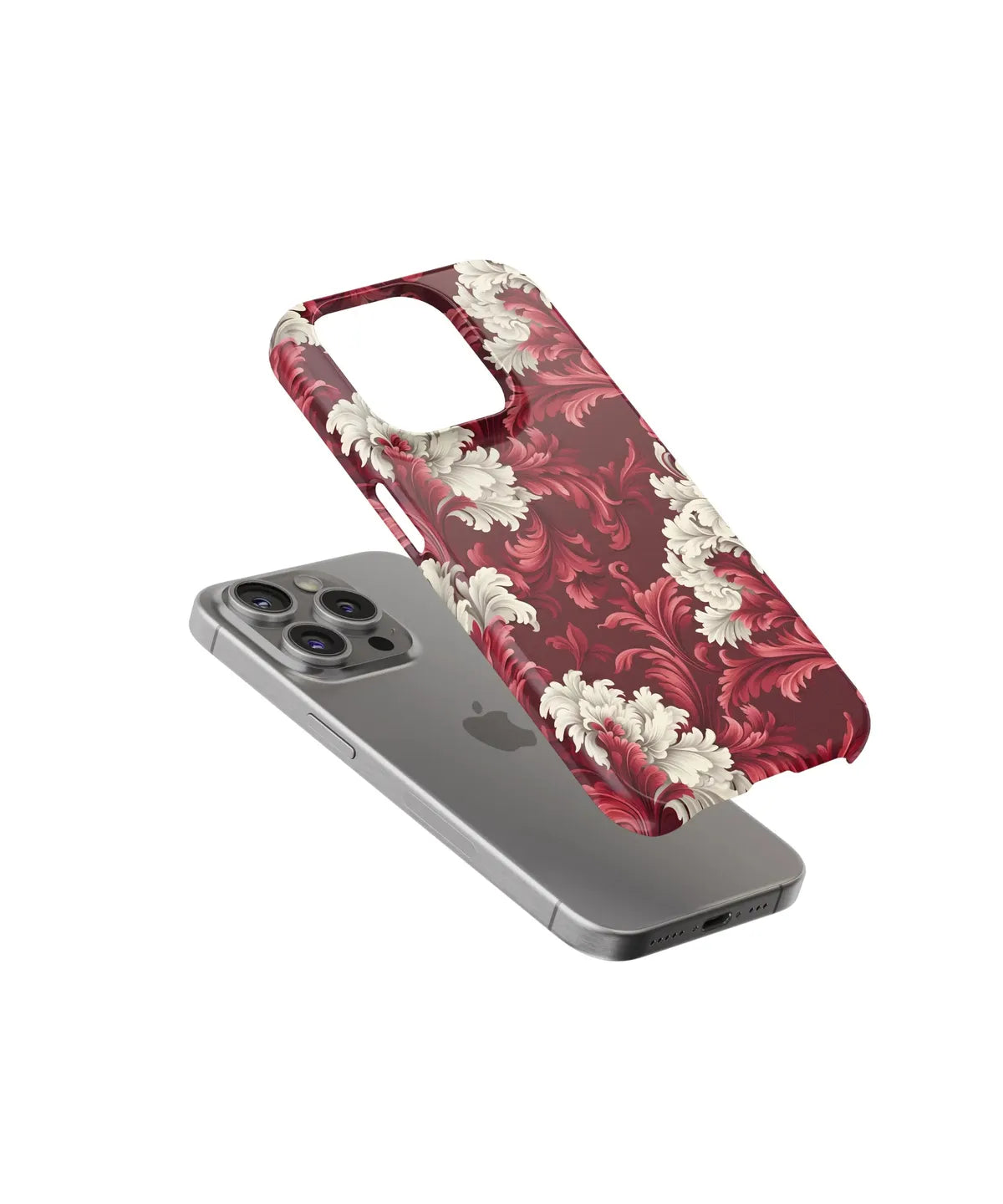 Red Radiance The Elegance of Scarlet Blossoms - iPhone Case-Slim Case-iPhone 15 Pro Max-Tousphone