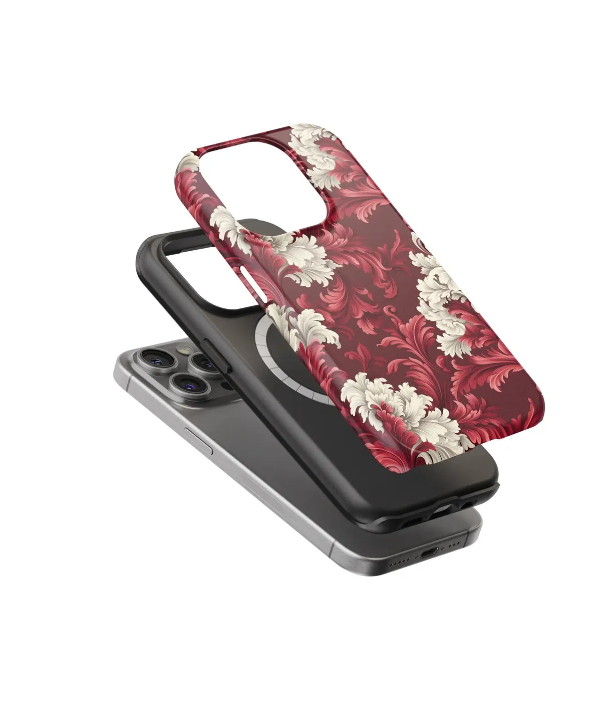 Red Radiance The Elegance of Scarlet Blossoms - iPhone Case-Tousphone