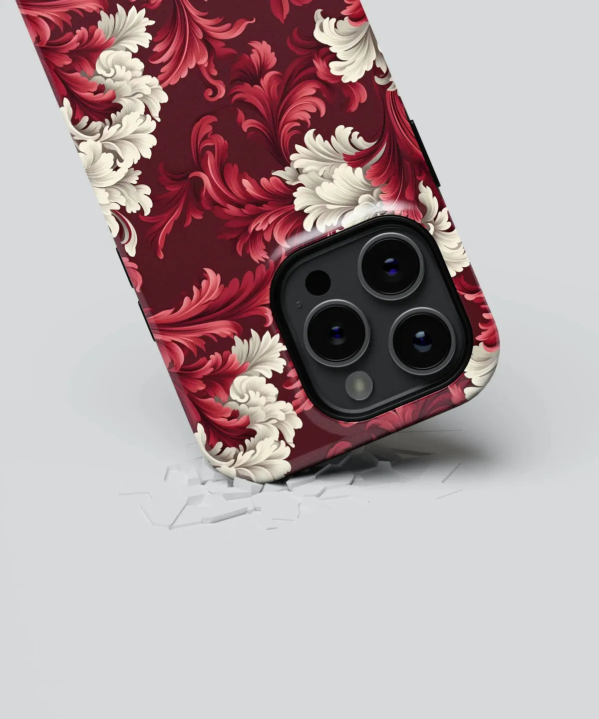 Red Radiance The Elegance of Scarlet Blossoms - iPhone Case-Tousphone