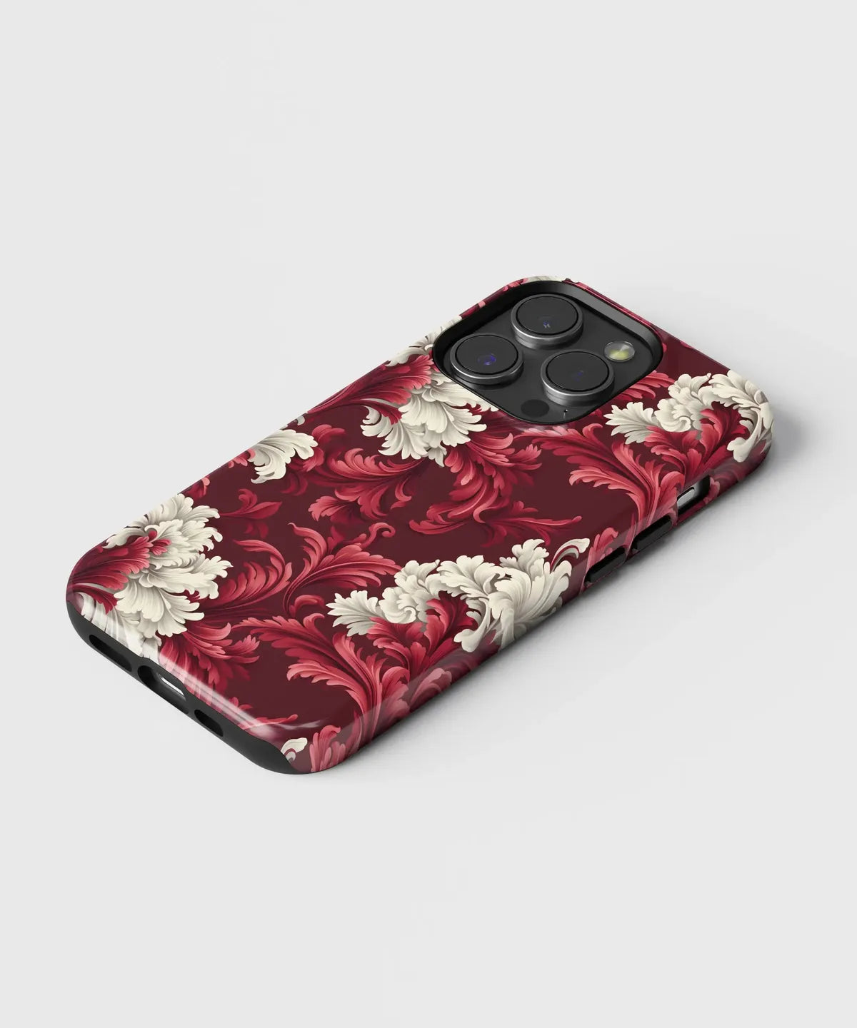 Red Radiance The Elegance of Scarlet Blossoms - iPhone Case-Tousphone